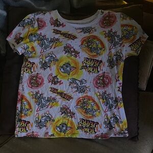 Cartoon Graphic Tee - Multicolor